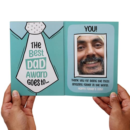 Oye Happy - Father's Day Cards - Father's Day Gift - Gift for Dad (Mirror Card for Dad) - Image 1