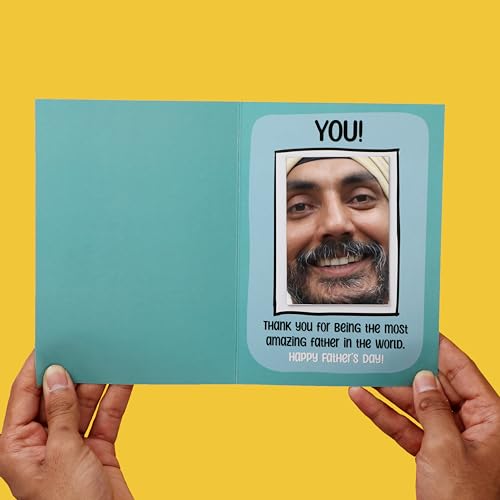Oye Happy - Father's Day Cards - Father's Day Gift - Gift for Dad (Mirror Card for Dad) - Image 3