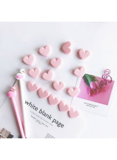 Cute Heart Shaped Binder Clips, Mini Decorative Paper Clips, 1.4 X 0.82 Inches, Pack Of 20(Pink) - pzsku/Z14A6C75CD64FFA26003FZ/45/_/1735214694/3abedb4b-43ce-4be6-8fac-b5312512cd45