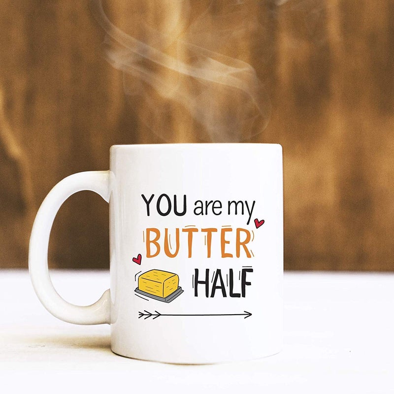 DAYS Ceramic Coffee Mug Suitable Gift for Friend Brother Sister Boyfriend Girlfriend Boys Girls Kids Cousin 350 ml I Love You Berry Buter - Image 4