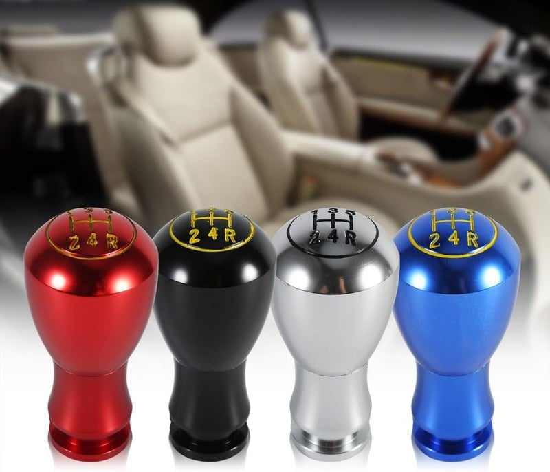 comfrt Shift Knob, 5 Speed Car Manual/Automatic Interior Gear Stick Shifter Lever Knob ( Color : Blue ) - Image 3
