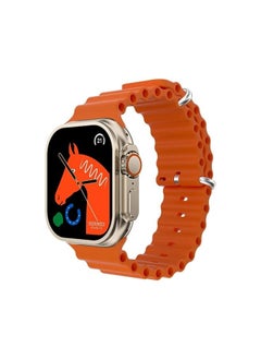 Generic T500 Ultra Pro Clip USB Charging Smart Watch Ocean Band Loop Wrist Strap - Orange 