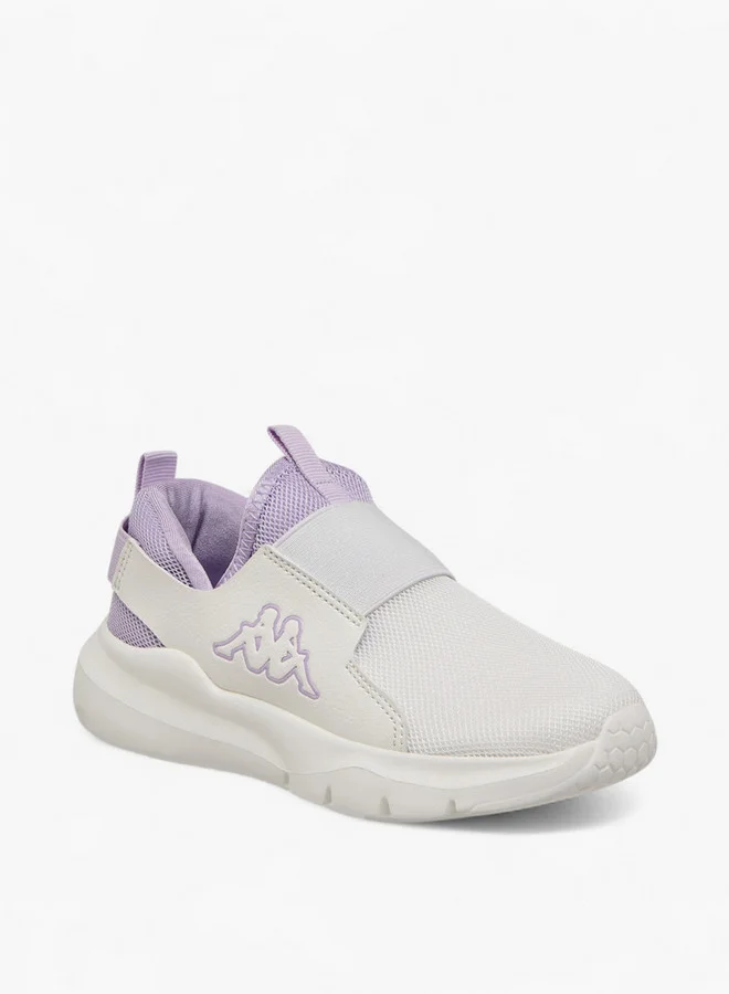كابا Girls' Logo Detail Slip-On Sports Shoes with Pull Up Tab