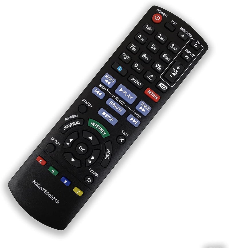 BOMAZ Replacement Remote Control for Panasonic DMP-BDT220 DMP-BBT01 DMP-BDT220CP DMP-BDT220P Blu-Ray Disc Player - Image 2
