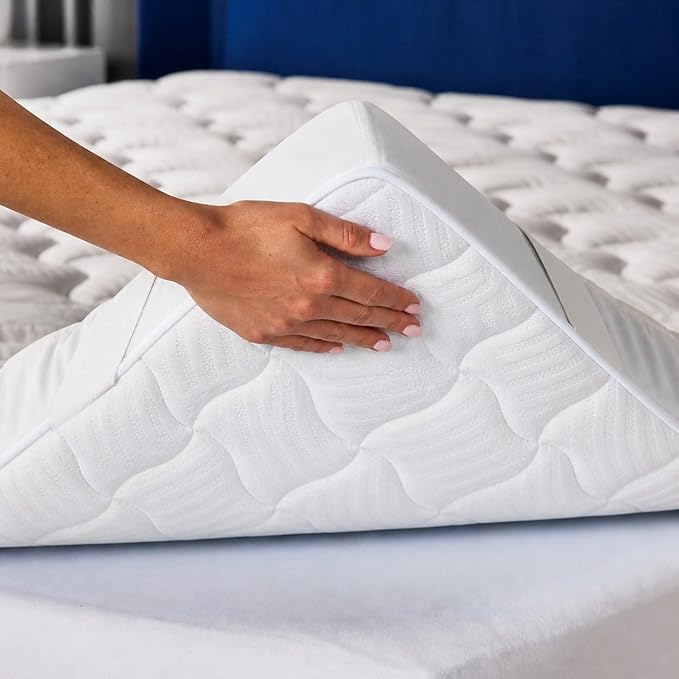 Zavora Homes High Density Soft Foam Mattress Topper – 5cm Thick, Premium Fabric, Plush Comfort & Support – Breathable, Durable, Luxury Bed Topper - Image 5