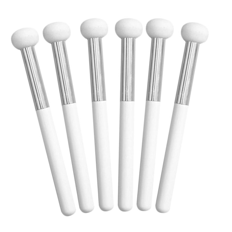 Healeved 6Pcs Mushroom Concealer Brush Soft Sponge Makeup Applicator for Nose Concealer Ergonomic Handle Lightweight for Professionals and Beginners - Image 1