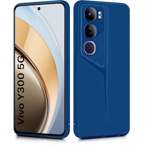 WOW IMAGINE Slim Back Cover for Vivo Y300 5G | Blade Series Ultra Thin Case with Lightweight Design | Camera Protection | Soft Matte Silicone Flexible Mobile Case - Blue - Image 2