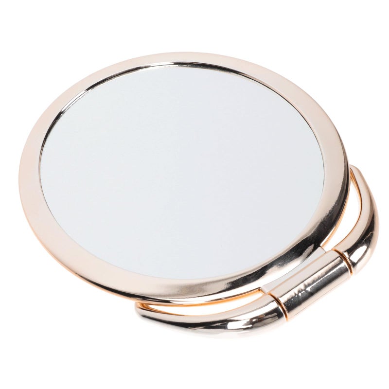 Double Sided Folding Makeup Mirror 3X Magnification Portable Desktop Travel Random Color - Image 2