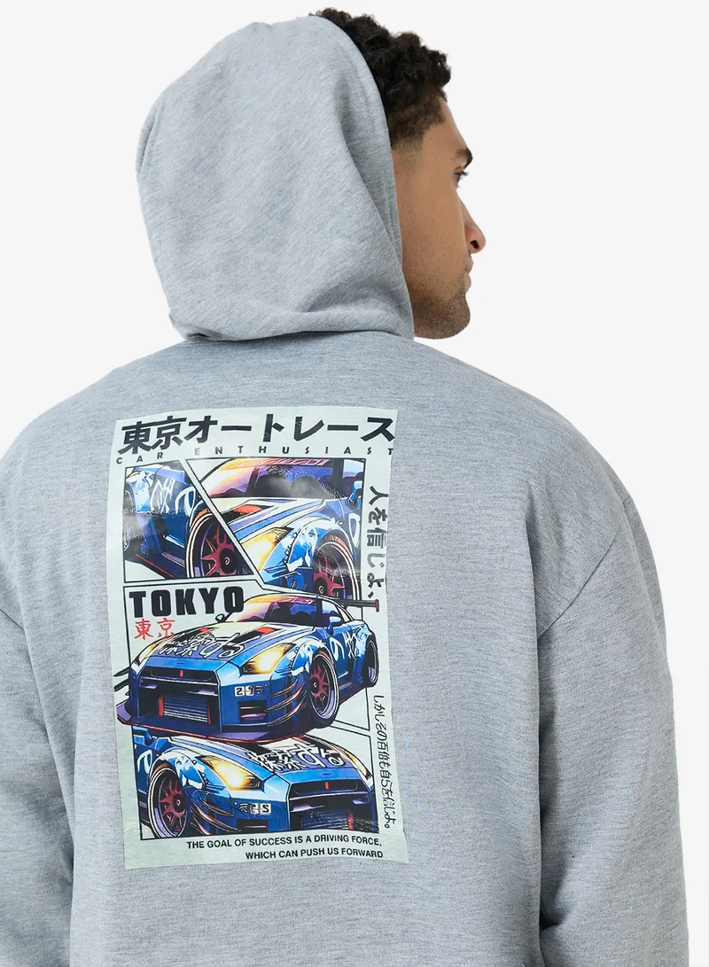 Seventy Five  Graphic Pullover Hoodie for Men | Best Price UAE