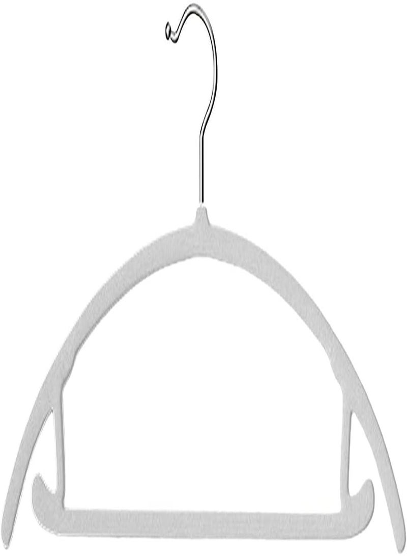 GGOOT Coat Hangers for Pants Shirts - Waterproof Rustproof No Shoulder Bump Suit Hanger,Large Clothes Hanger For Jacket Velvet Non-Slip Coat Rack - Image 5
