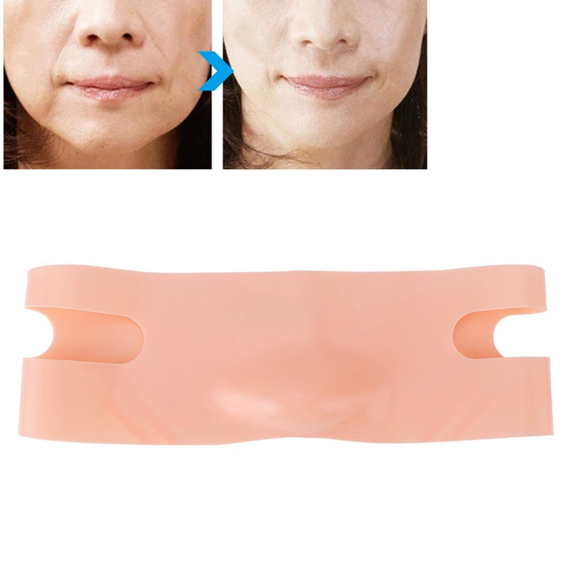 Face Slimming Mask Silicone Ultra-thin Breathable Lifting Mask - Ergonomically Adjustable Anti-slip Slimming Chin Mask for Daily Facial Contour Shaping - Image 5