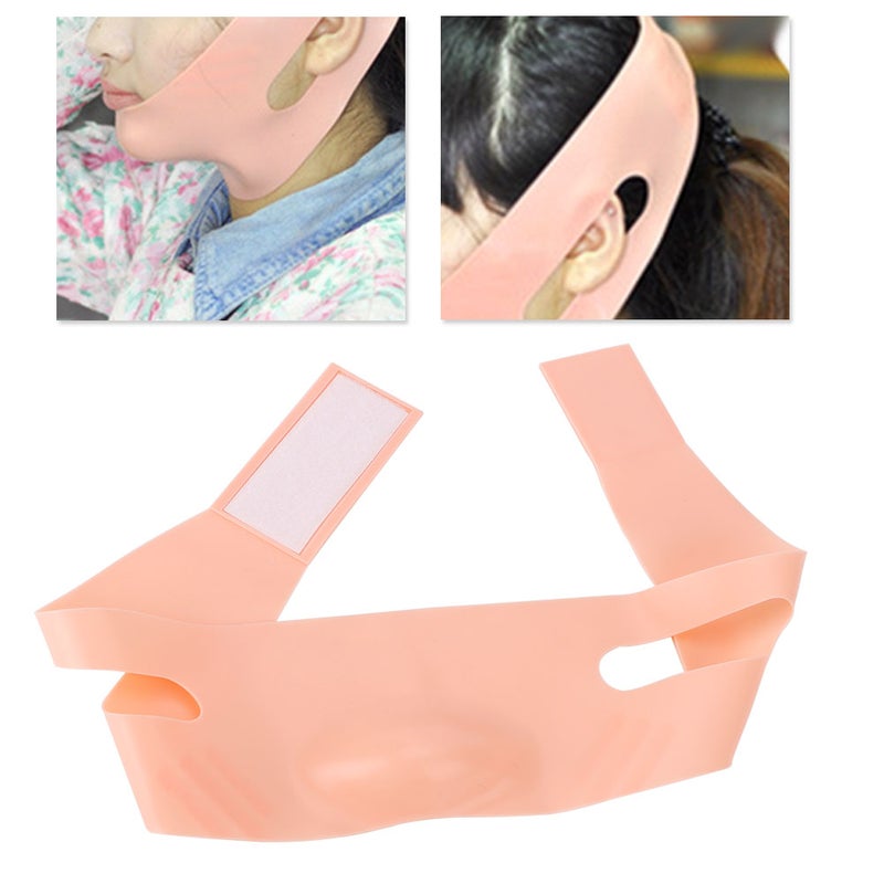 Face Slimming Mask Silicone Ultra-thin Breathable Lifting Mask - Ergonomically Adjustable Anti-slip Slimming Chin Mask for Daily Facial Contour Shaping - Image 4