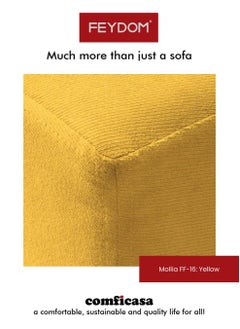 COMFICASA FEYDOM Pebble Multifunctional beanbag :Mollia Yellow  - Image 2