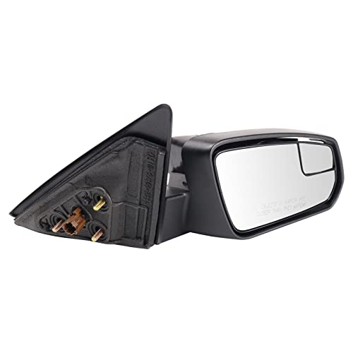 TRQ Passenger Side Power Mirror Assembly Paint to Match & Textured Cap Compatible with 2011-2012 Ford Mustang FO1321450 - Image 3