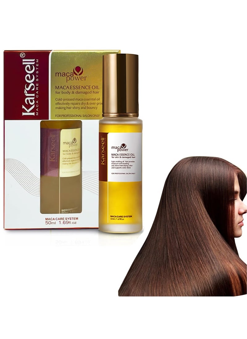 Karseell Moroccan Argan Oil for Hair Healing Cold Pressed Weightless Argan Oil Hair Serum for Dry Damaged Hair 50ml  - Image 3