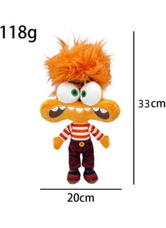 General Inside Out 2 Stuffed Figure Dolls Anxiety Embarrassment Ennui Plushies Toy for Movie Fans, Great Birthday for Boys Girls Fans  - Image 5