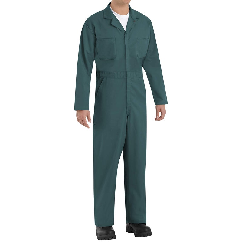 Red Kap Men's Twill Action Back Coverall, Spruce Green, 44 - Image 4