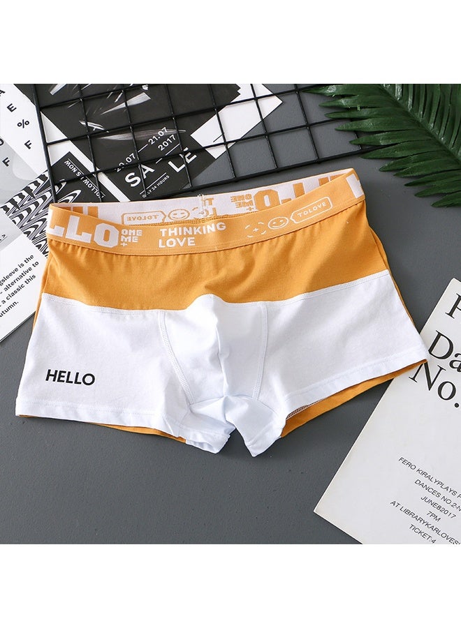 Zeemey Zeemey 5 Pack Hello Men's Sort Boxer Briefs & Trunks,Breathable Stretch Cotton Moisture-Wicking Underwear,Modern Fit Low Rise - Image 3