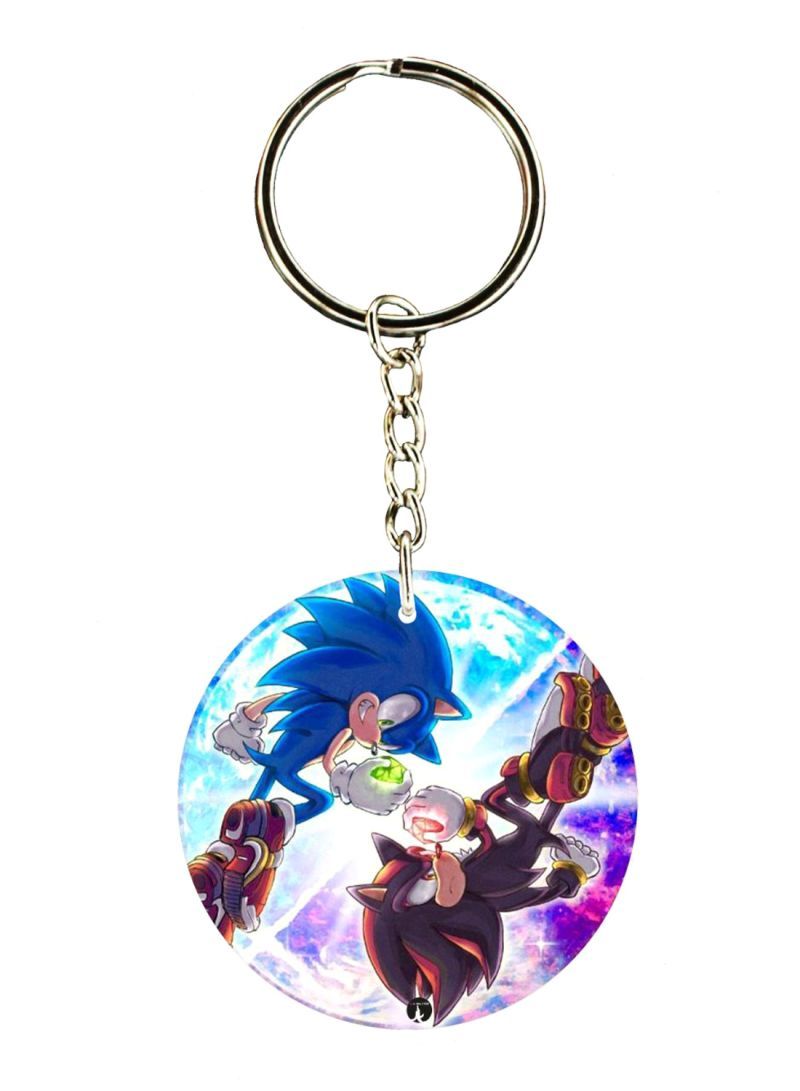 Sonic Printed Keychain
