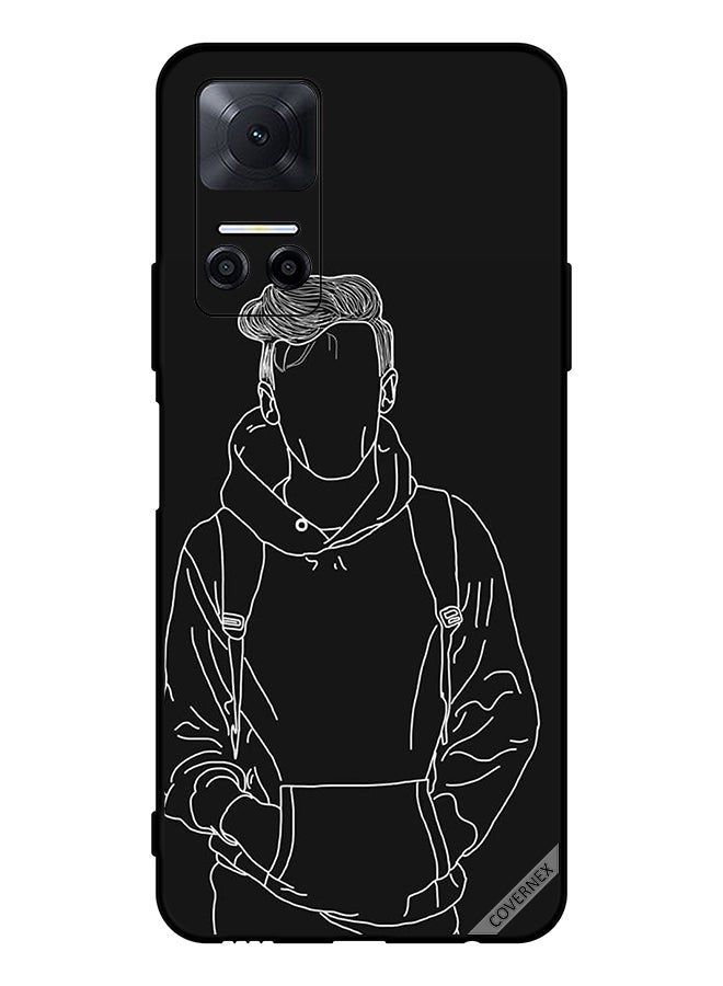 Covernex Protective Case Cover For Honor Play6T Sketch Of Jacket Boy - Image 1