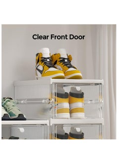 Shoe Storage Organizer, Clear Installation-Free Foldable Stackable Shoe Box Pack Shoe Rack, Portable Cabinet Rack (Transparent 6 Pack) - pzsku/Z14A7AA1CDA5EE7FAE70BZ/45/_/1720688707/a4ef391c-c562-419b-b48a-8a844d21a24e