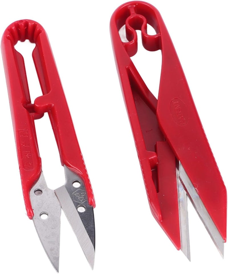 Haofy Threading Scissors 12PCS U Shaped Stainless Steel Craft Scissors for Thread Cutting DIY Detailing Tailor Sewing Handicraft Tools (S 1423) - Image 3