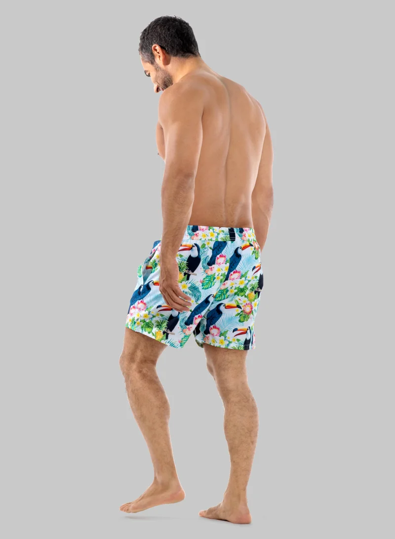 Just Nature Swim Shorts Toucan Forest