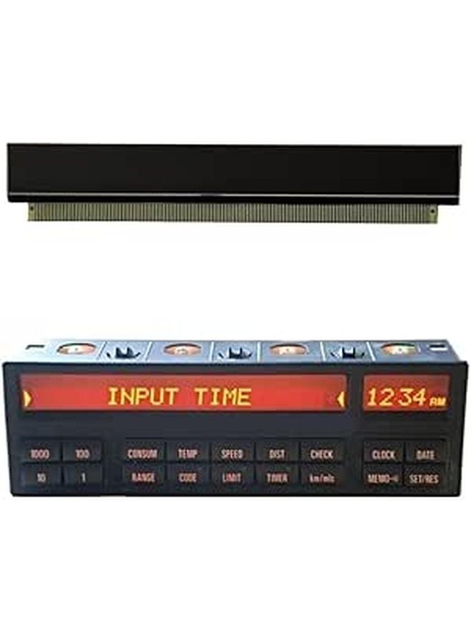 شاشة OBC LCD زجاج ABS أسود لسيارات BMW E36 318i 323i 325i 328i M3 موديلات 1992-1999 - Image 1