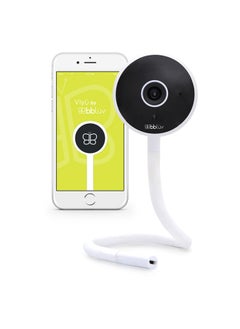 bbluv bblüv Viyü Smart Wi-Fi Baby Monitor Camera | 1080p HD Night Vision, Motion & Sound Detection, Flexible Base, Temp & Humidity Sensor, Mobile App Control | 2.4GHz  - Image 1