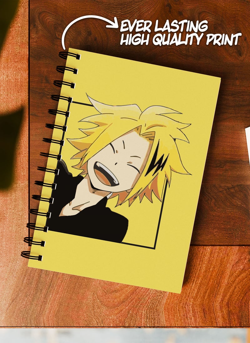LOUD UNIVERSE My hero Academia Jar My Hero Academia Lined Writing Journal Anime Style Comic Wirebound Spiral Notebook Denki kaminari Stun Gun hero-Chargebolt - Image 2