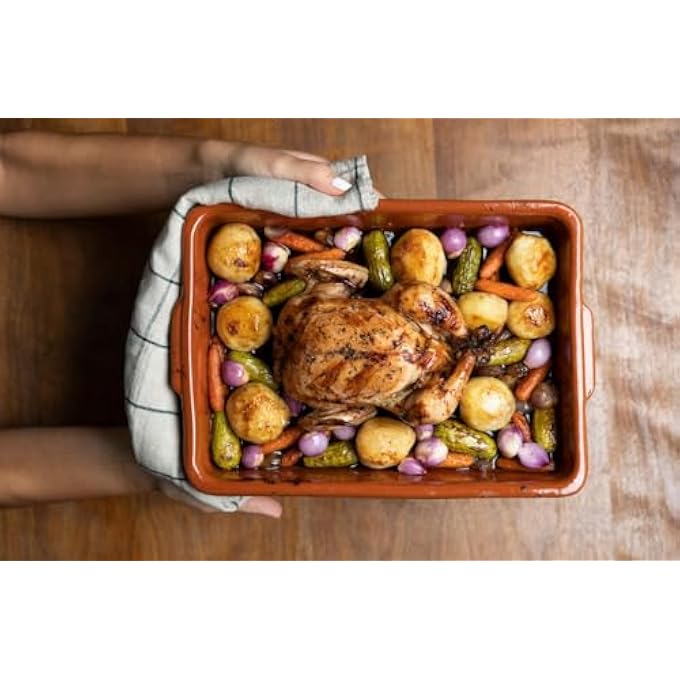 ريحني كورزانا تراكوتا كلاي 500 مستطيل مقسوم N 0 27 سم × 17 سم الوزن 086 كجم - Image 2