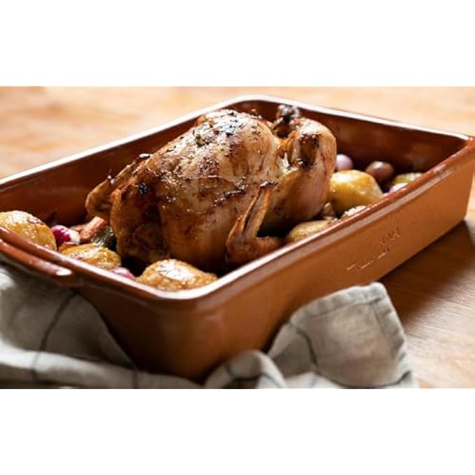 ريحني كورزانا تراكوتا كلاي 500 مستطيل مقسوم N 0 27 سم × 17 سم الوزن 086 كجم - Image 3