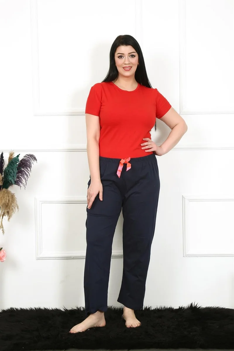 اكبينيز Women's Cotton Plus Size Bottom Pajamas 27472