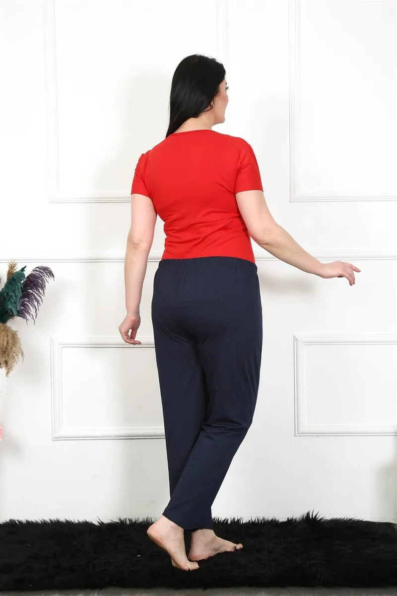 اكبينيز Women's Cotton Plus Size Bottom Pajamas 27472