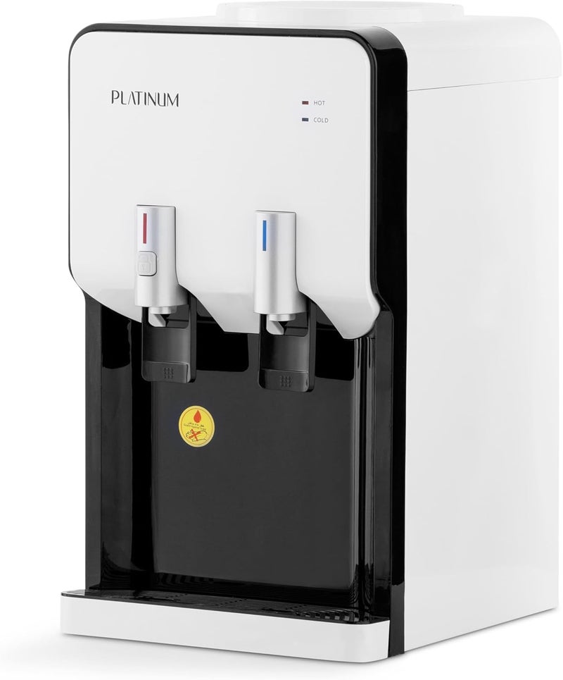 Platinum موزع مياه ميني بلاتينيوم 85 واط - ساخن وبارد، أبيض وأسود - Image 4