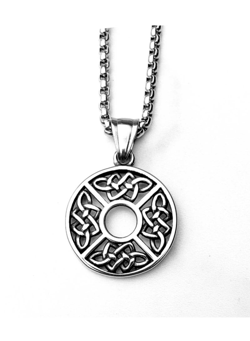 IronBrut Men's necklace "Celtic Knot", IronBrut, stainless steel pendant with chain, perfect men's gift, with branded gift pouch - Image 3