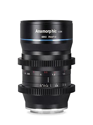 SIRUI 35mm Anamorphic Lens F1.8 1.33X APS-C Cinema Lens for M4/3 Mount(SR-35M) - Image 1