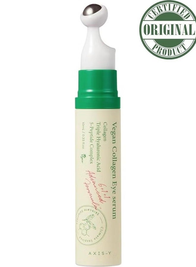 AXIS-Y AXIS Y Vegan Collagen Eye Serum 10ml – Hydrating, Anti-Aging Formula for Puffiness, Dark Circles, and Fine Lines – Plant-Based Collagen, Suitable for All Skin Types - Image 1