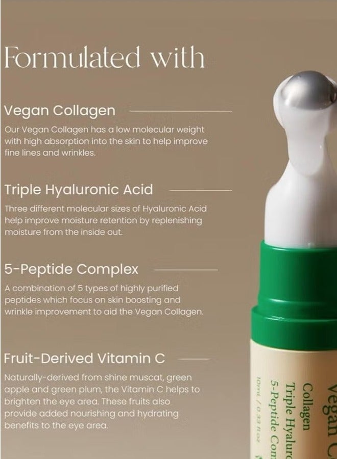 AXIS-Y AXIS Y Vegan Collagen Eye Serum 10ml – Hydrating, Anti-Aging Formula for Puffiness, Dark Circles, and Fine Lines – Plant-Based Collagen, Suitable for All Skin Types - Image 3