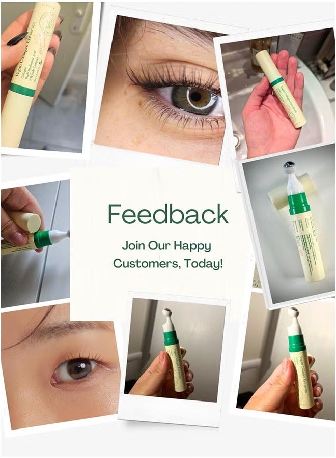 AXIS-Y AXIS Y Vegan Collagen Eye Serum 10ml – Hydrating, Anti-Aging Formula for Puffiness, Dark Circles, and Fine Lines – Plant-Based Collagen, Suitable for All Skin Types - Image 4