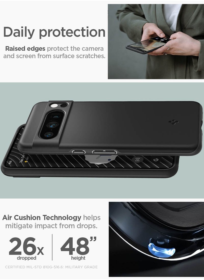 Spigen غطاء حماية رفيع مناسب لهاتف Google Pixel 8 PRO - أسود  - Image 4