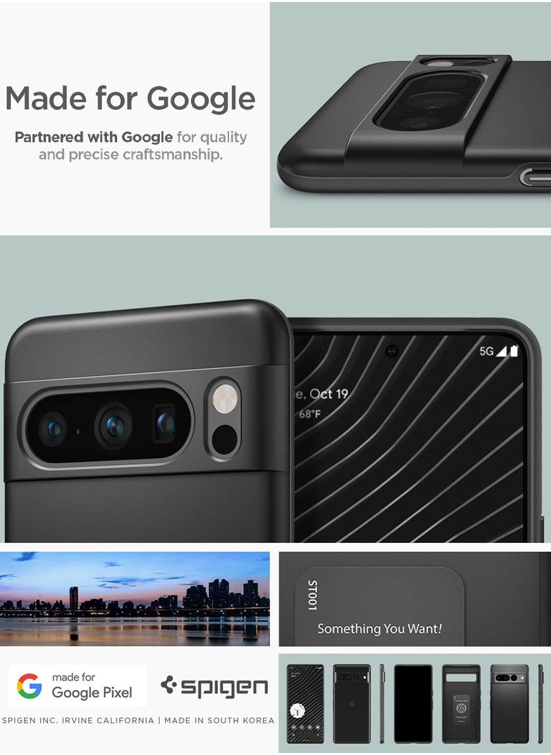 غطاء حماية رفيع مناسب لهاتف Google Pixel 8 PRO - أسود