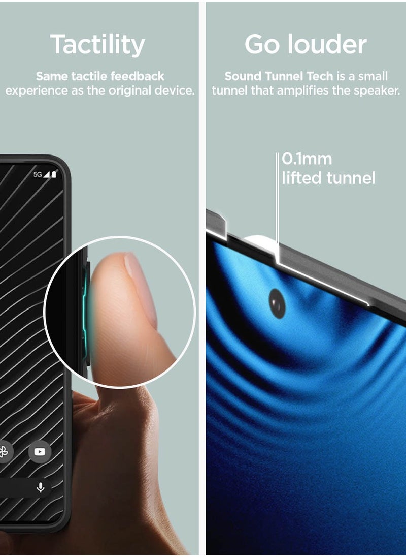 غطاء حماية رفيع مناسب لهاتف Google Pixel 8 PRO - أسود