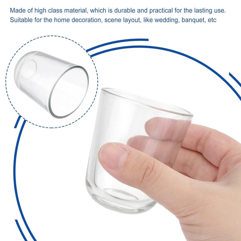 Plastic Drinking Glasses Transparent Unbreakable Set of 6 for Water Juice Beverages Shot Glass Set 06  - Image 5