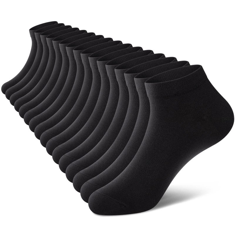 wernies No Show Men Socks, Low Cut Ankle Sock, Men Short Socks Casual Cotton Socks Size 6-10