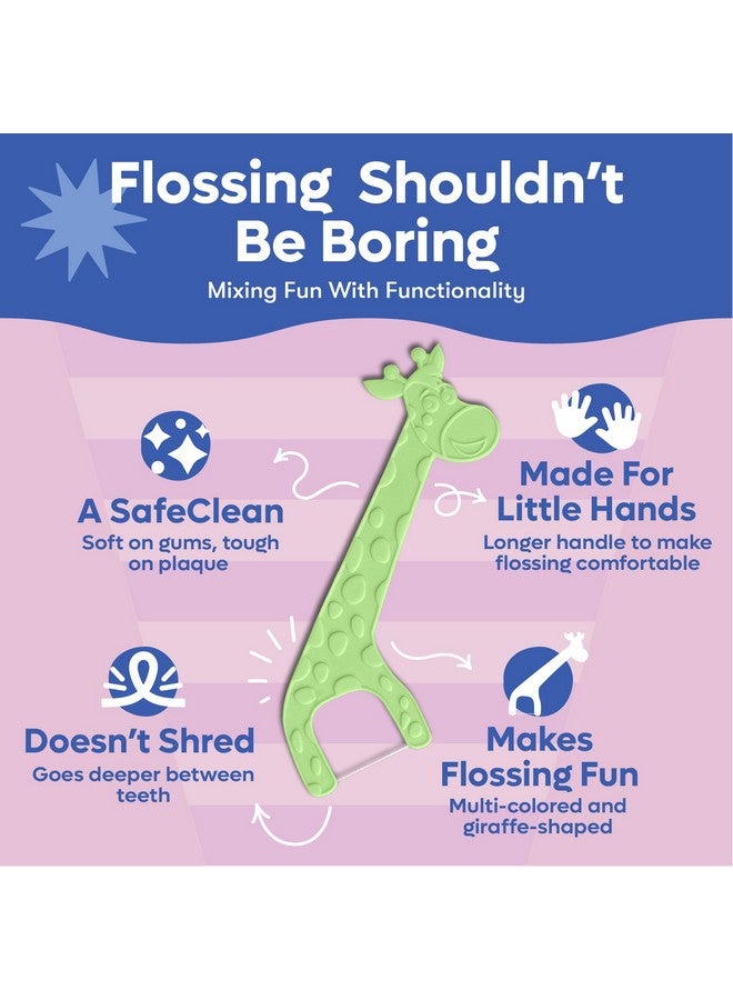 SmartLifeco Biodegradable Kids Flossers - Unflavored Dental Floss Picks for Children | Fluoride & Plant Based | Natural Fun Animal Flossing Sticks for Toddlers Teeth | Eco Friendly Compostable, 200pk - Image 3