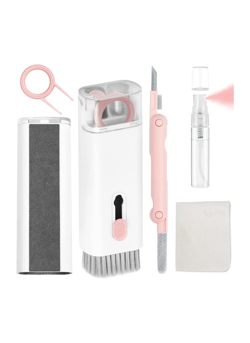 ELTRAZONE - Laptop Cleaner, 7 in 1 Keyboard Cleaner Set, Computer MacBook Earphone Cleaning Kit, Tablet and Screen Dust Brush Including Soft Sweep, Swipe, 3 in 1 Airpod Cleaner Pen, Key Puller and Spray Bottle - Image 1