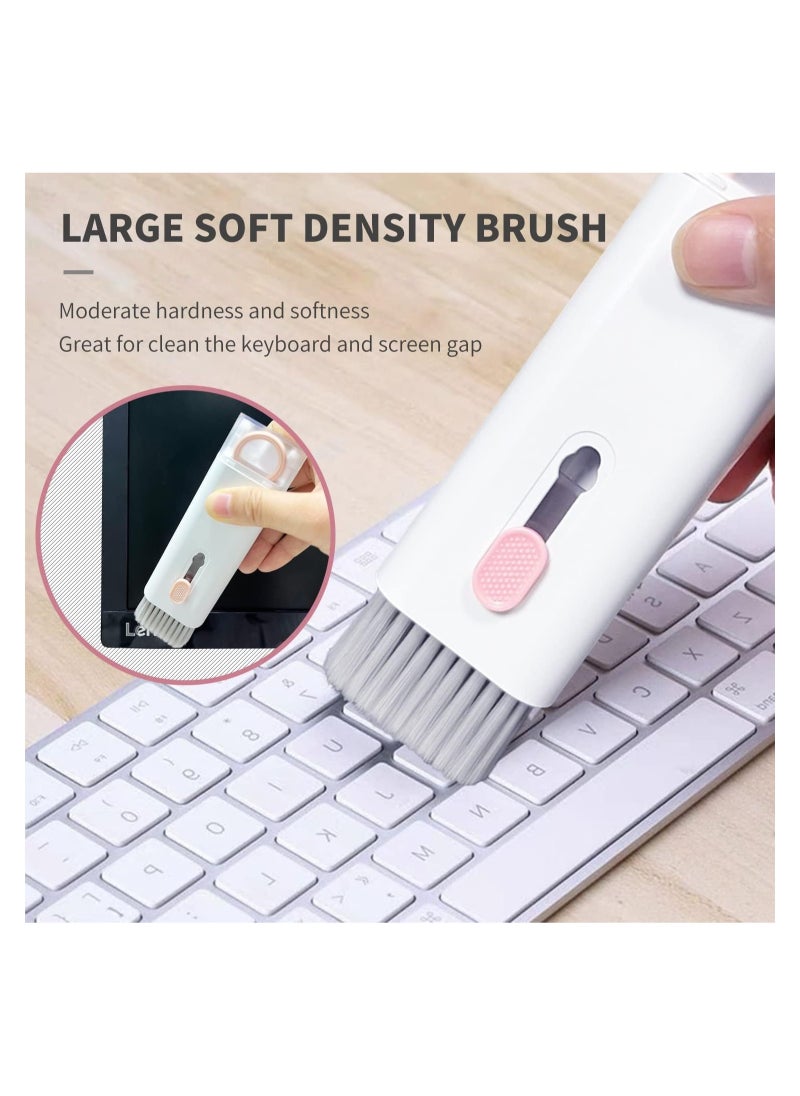 ELTRAZONE - Laptop Cleaner, 7 in 1 Keyboard Cleaner Set, Computer MacBook Earphone Cleaning Kit, Tablet and Screen Dust Brush Including Soft Sweep, Swipe, 3 in 1 Airpod Cleaner Pen, Key Puller and Spray Bottle - Image 1