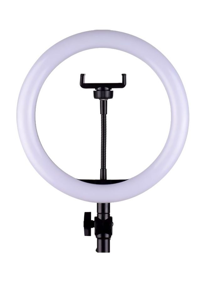 docooler LED Ring Light Photography With Flexible Phone Holder White/Black - Image 1