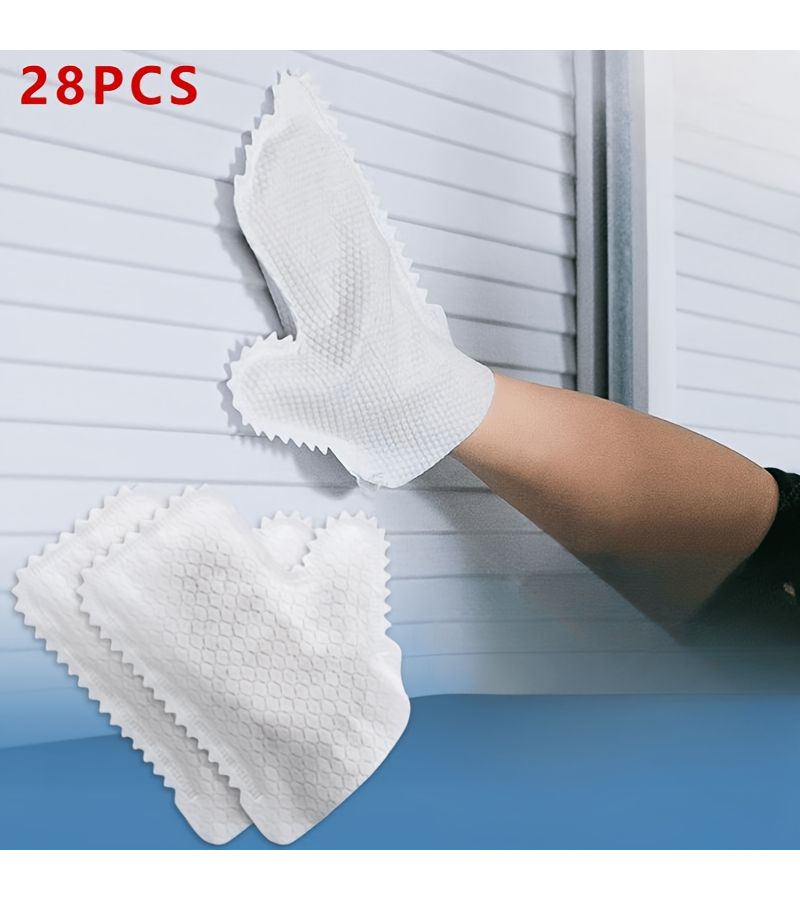 8 PCS Microfiber Electrostatic Dusting Gloves Wet Dry Dual Use Duster Mitts For Kitchen Car Window Cleaning - Image 2